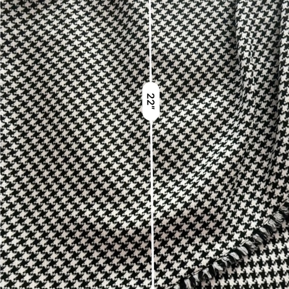 NWT TAHARI HOUNDSTOOTH SKIRT - Picture 4 of 6